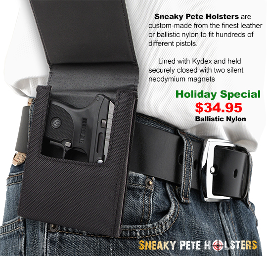 Sneaky Pete Holsters Holiday Specials and No Cost Shipping